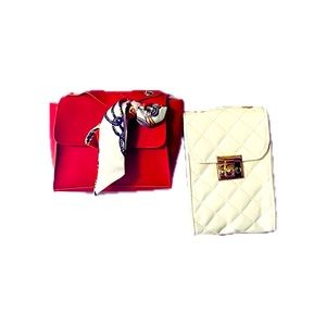 New! 2 Shein Purses, Red Children’s and White Small Adult